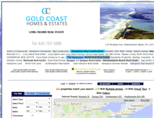 Tablet Screenshot of goldcoasthomesandestates.com